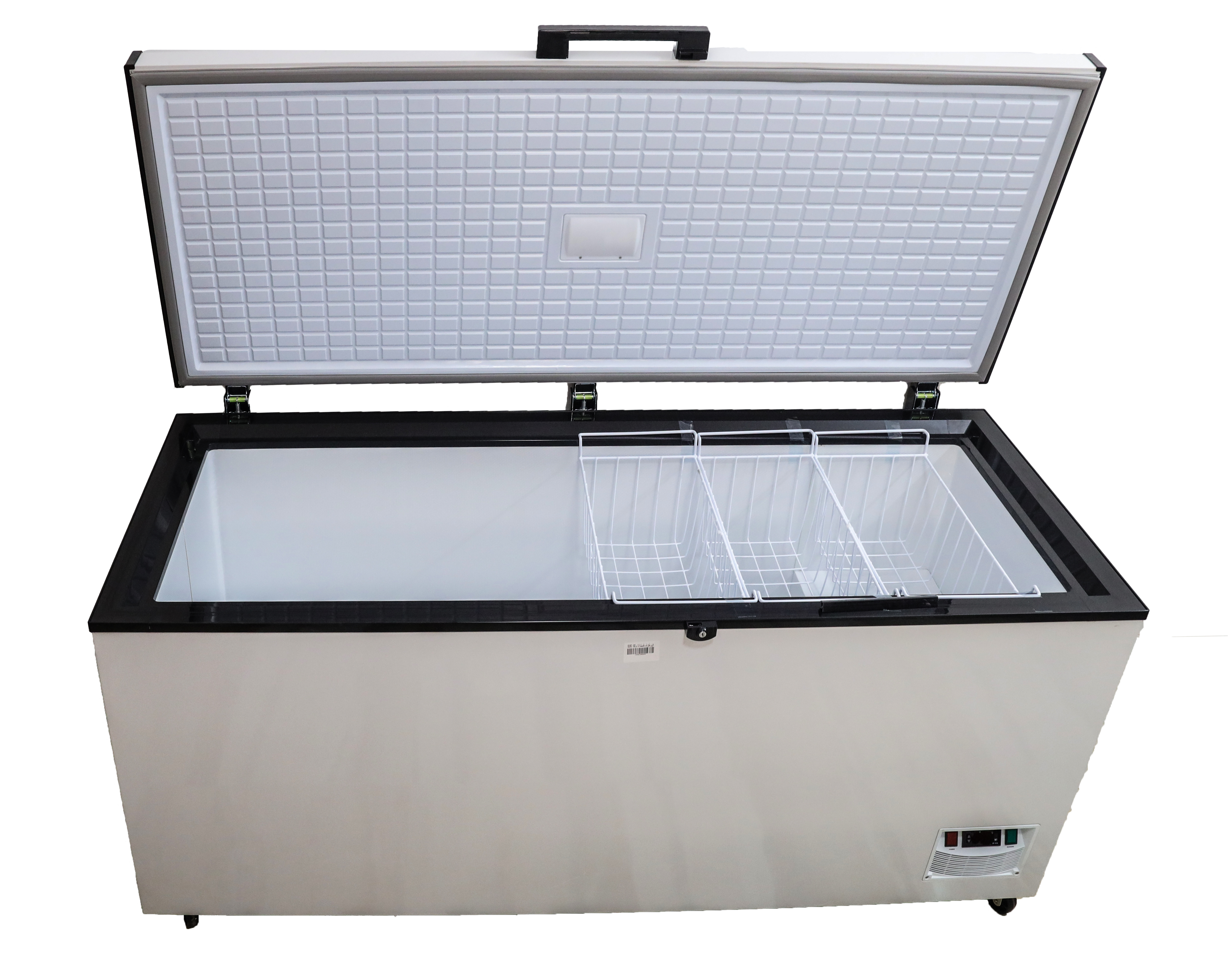 فريزر بطح باب بلاستيك 